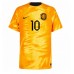 Camiseta Países Bajos Memphis Depay #10 Primera Equipación Mundial 2022 manga corta